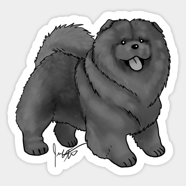 Chow chow puppy black and white store